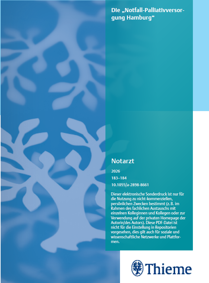 Notfallpalliativversorgung Cover
